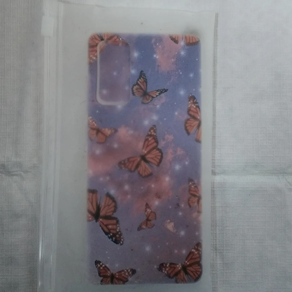 Samsung Galaxy S20 FE, Butterflies, New Protective Phone Case